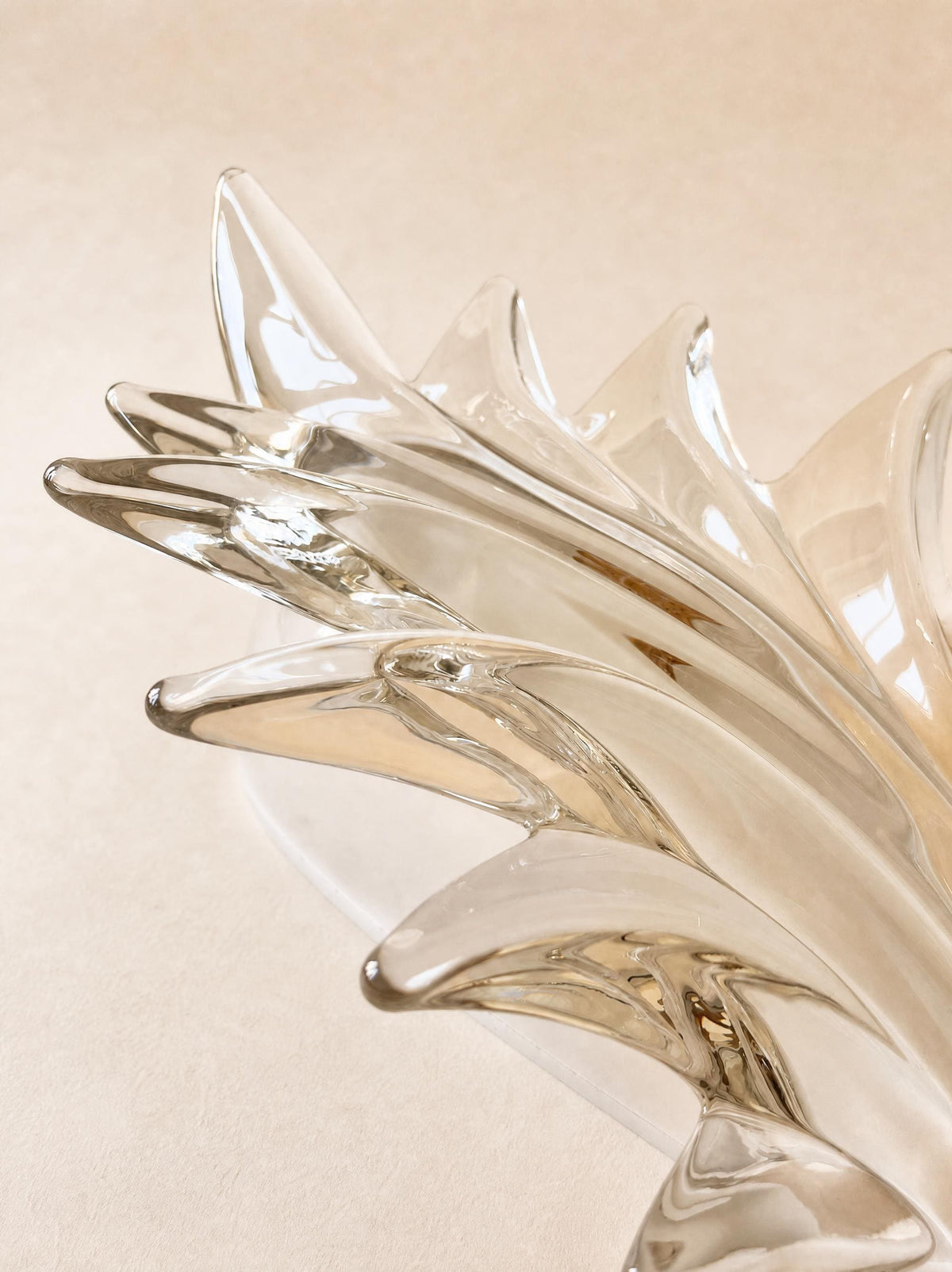 Large 1920s Art Deco Glass 'Great Gatsby' Wall Sconce by Art Vannes, France — photo 8