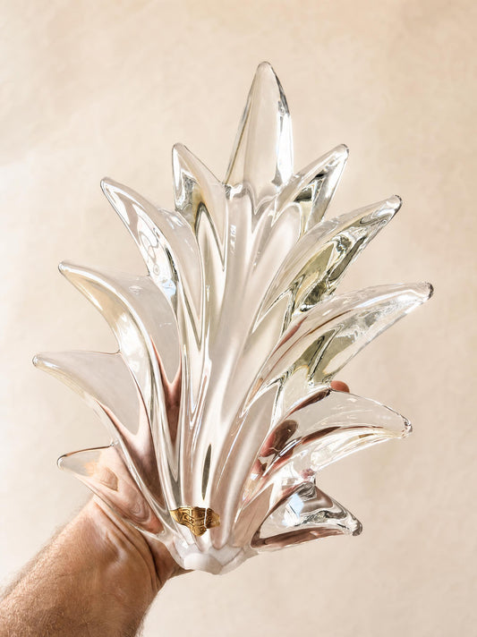 Large 1920s Art Deco Glass 'Great Gatsby' Wall Sconce by Art Vannes, France — photo 2