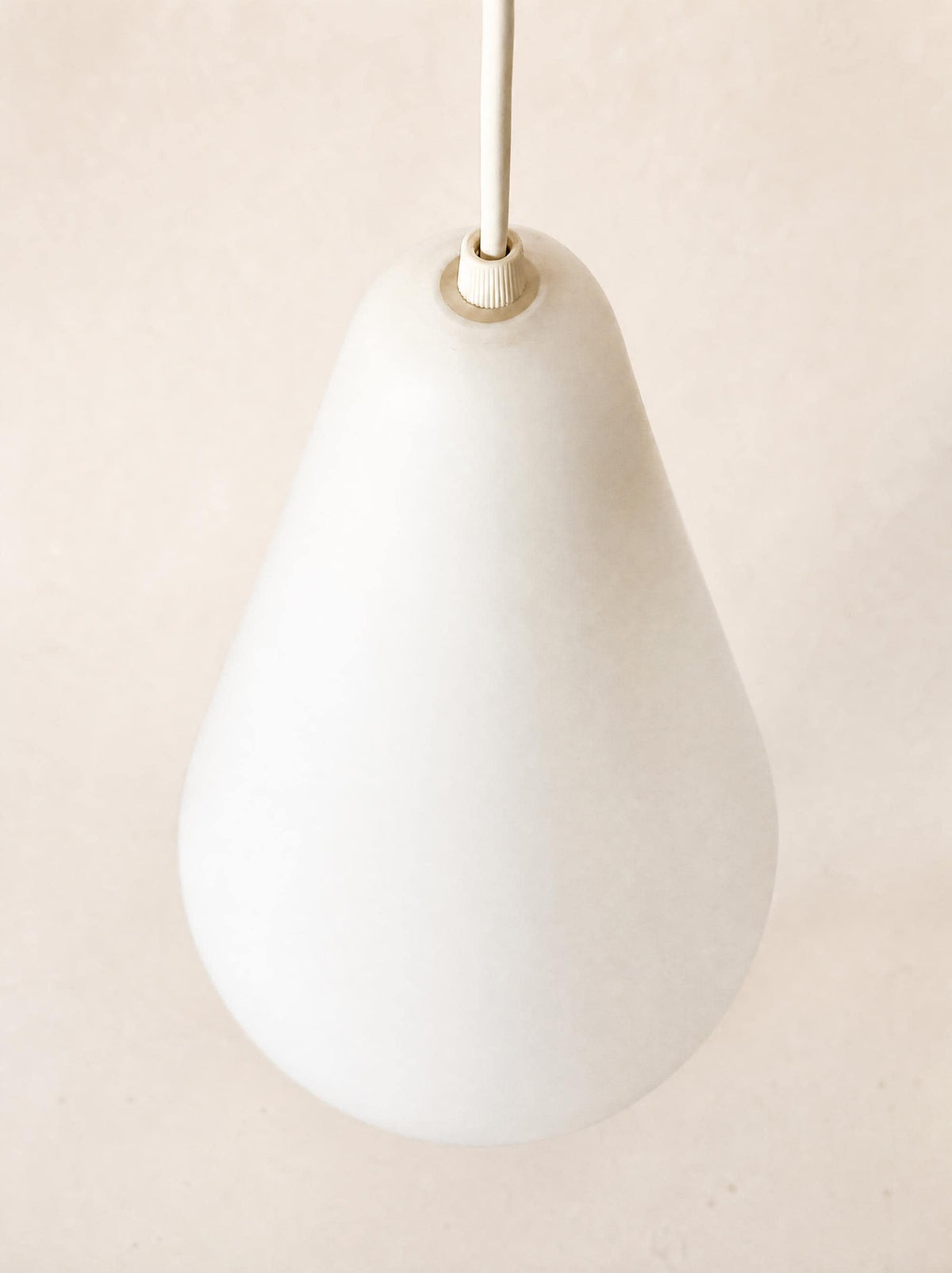 Vintage Italian 60s Murano Glass Teardrop Pendant Light, Venini Style — photo 6