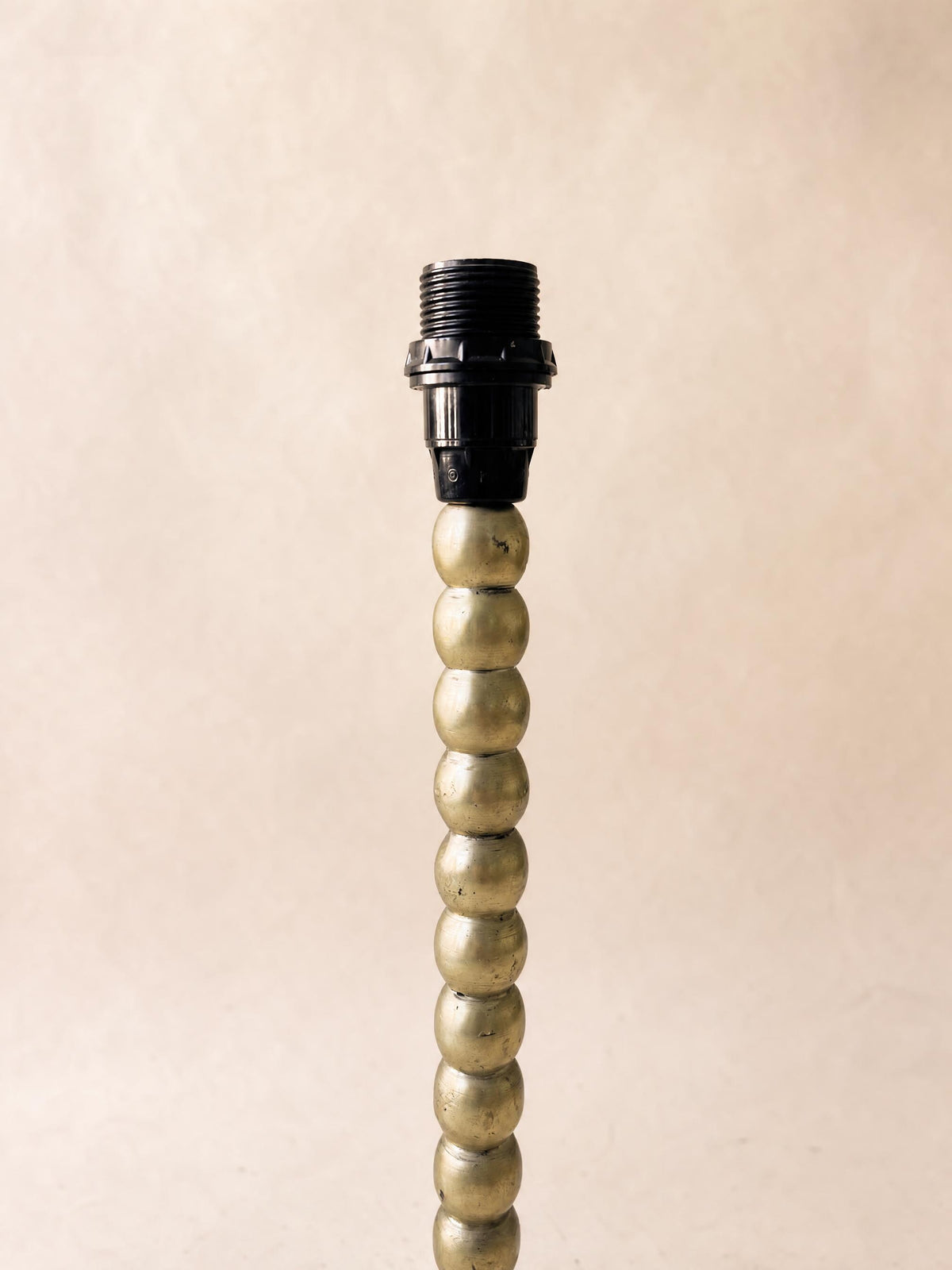 Italian Post-Modern 80s Table Lamp Base | Tripod Scroll Foot Accent Light — photo 5