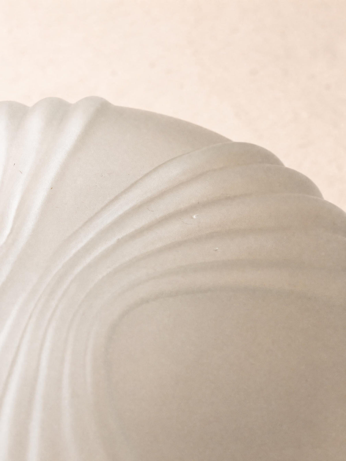 Italian 70s Frosted Glass Ceiling Lamp | Art Deco Sculptural Flush Mount Light — photo 7
