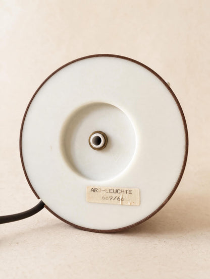 German 70s Bubble Glass Table Lights | Pair of Textured Bedside Lamps — photo 5
