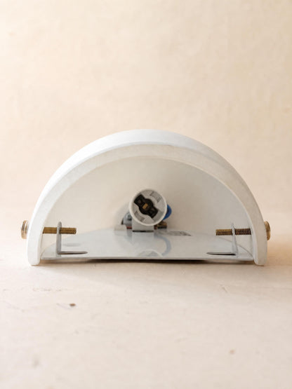 French 80s Opaline Glass Wall Sconces | Pair of Brass Accent Wall Lights — photo 9