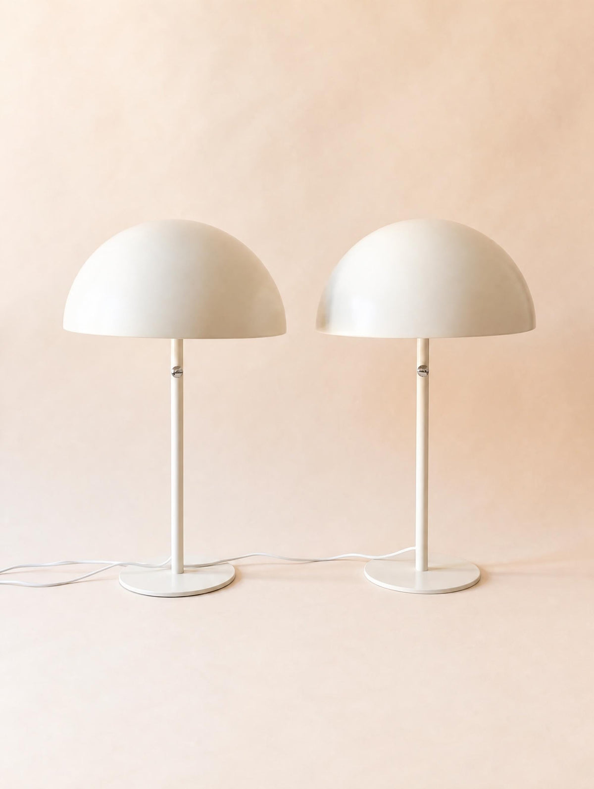 Vintage 90s IKEA Brasa Table Lamp Pair, Large Mushroom Lamps — photo 1