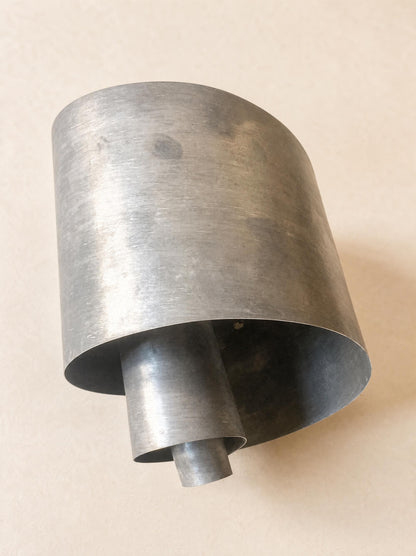 Abstract Steel Wall Light, Signed One-Off from the South of France — photo 6