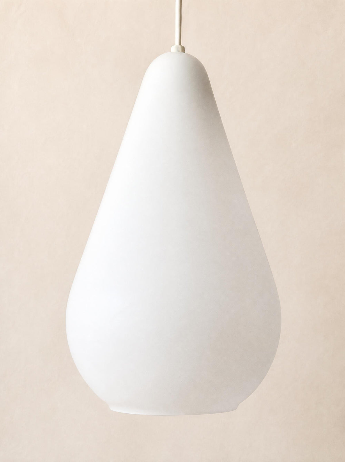 Vintage Italian 60s Murano Glass Teardrop Pendant Light, Venini Style — photo 7