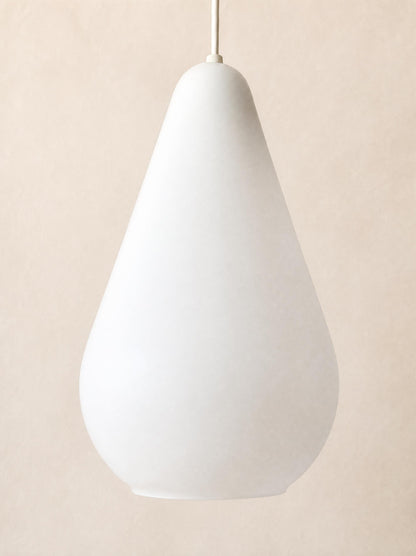 Vintage Italian 60s Murano Glass Teardrop Pendant Light, Venini Style — photo 7