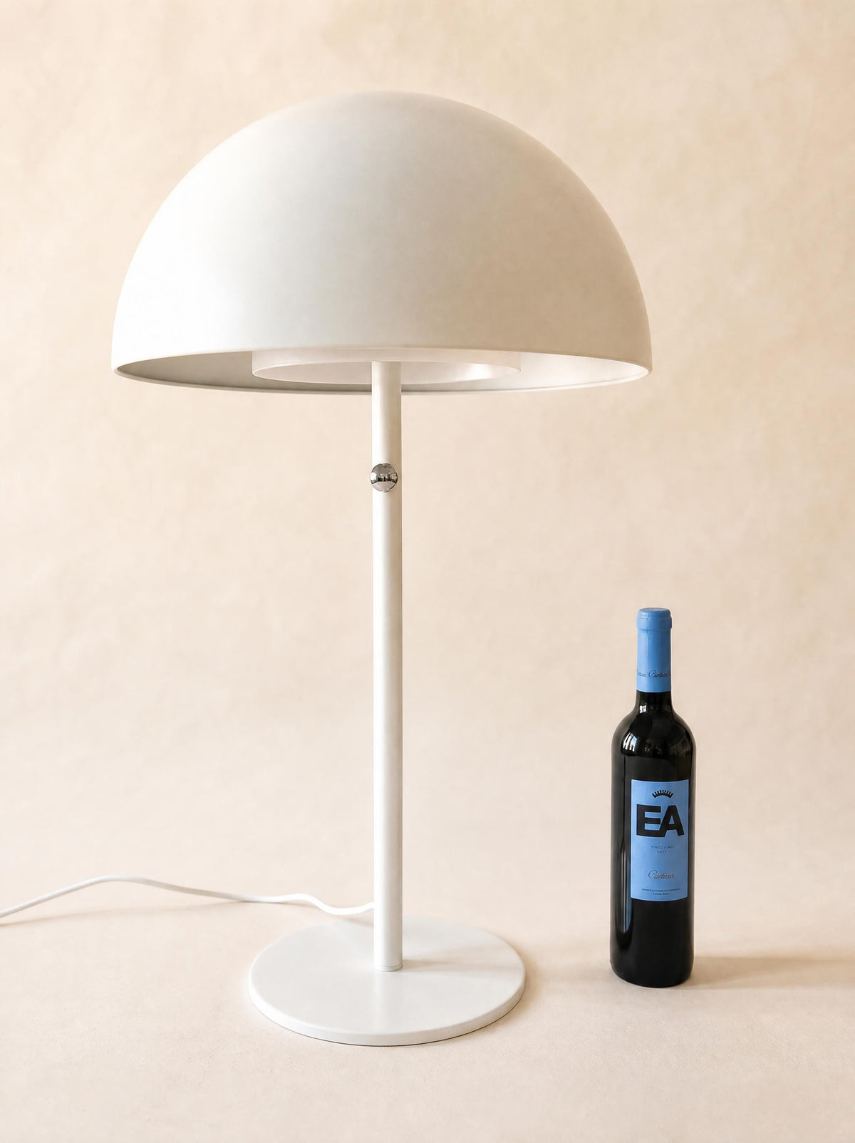 Vintage 90s IKEA Brasa Table Lamp Pair, Large Mushroom Lamps — photo 3