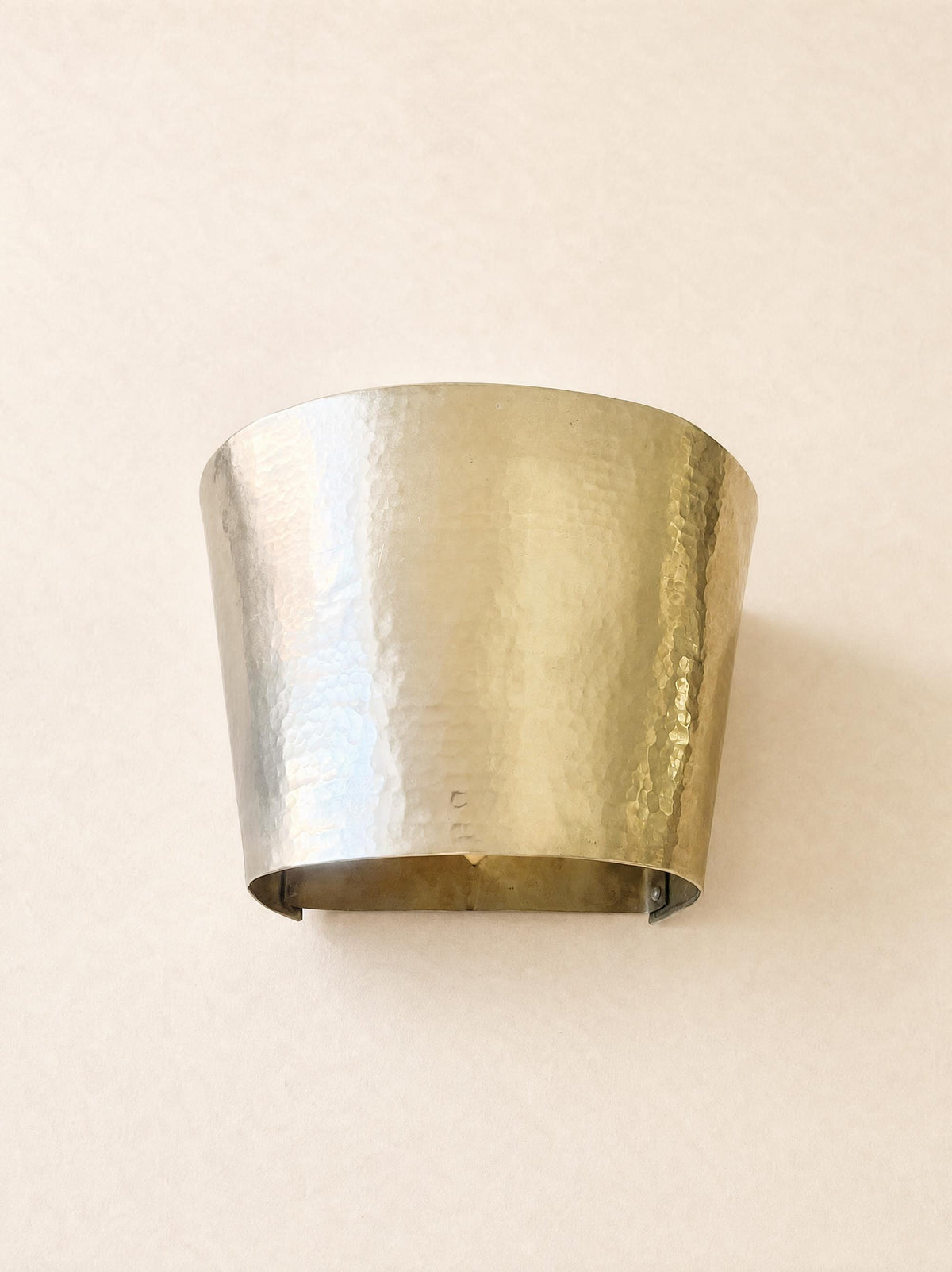 Vintage Hammered Metal Wall Light Shade, Sconce Cover or Lamp Shade — photo 9