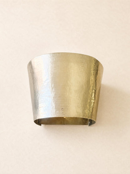 Vintage Hammered Metal Wall Light Shade, Sconce Cover or Lamp Shade — photo 9