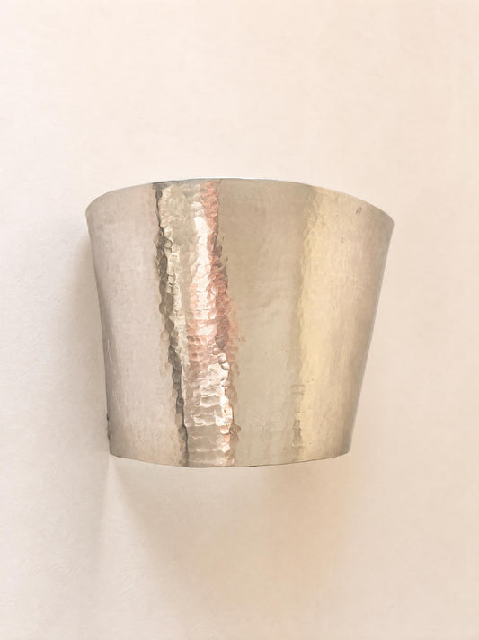 Vintage Hammered Metal Wall Light Shade, Sconce Cover or Lamp Shade — photo 2