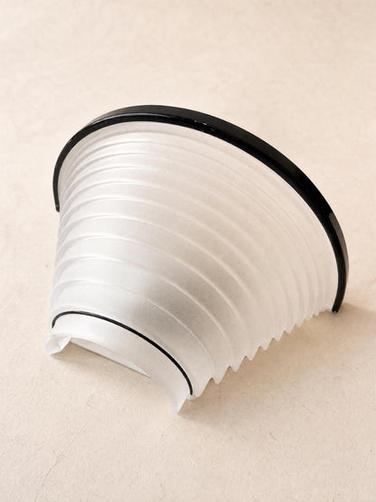 Pair of Italian 80s Artemide Egisto 28 Frosted Glass Wall Sconces by A. Mangiarotti — photo 5