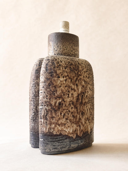 Large Vintage 60s Kaiser Leuchten Fat Lava Table Lamp, West German Ceramic — photo 8