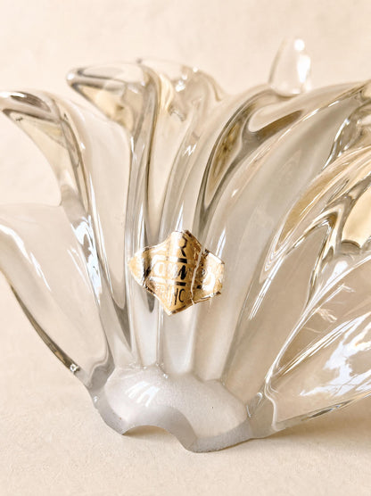 Large 1920s Art Deco Glass 'Great Gatsby' Wall Sconce by Art Vannes, France — photo 5