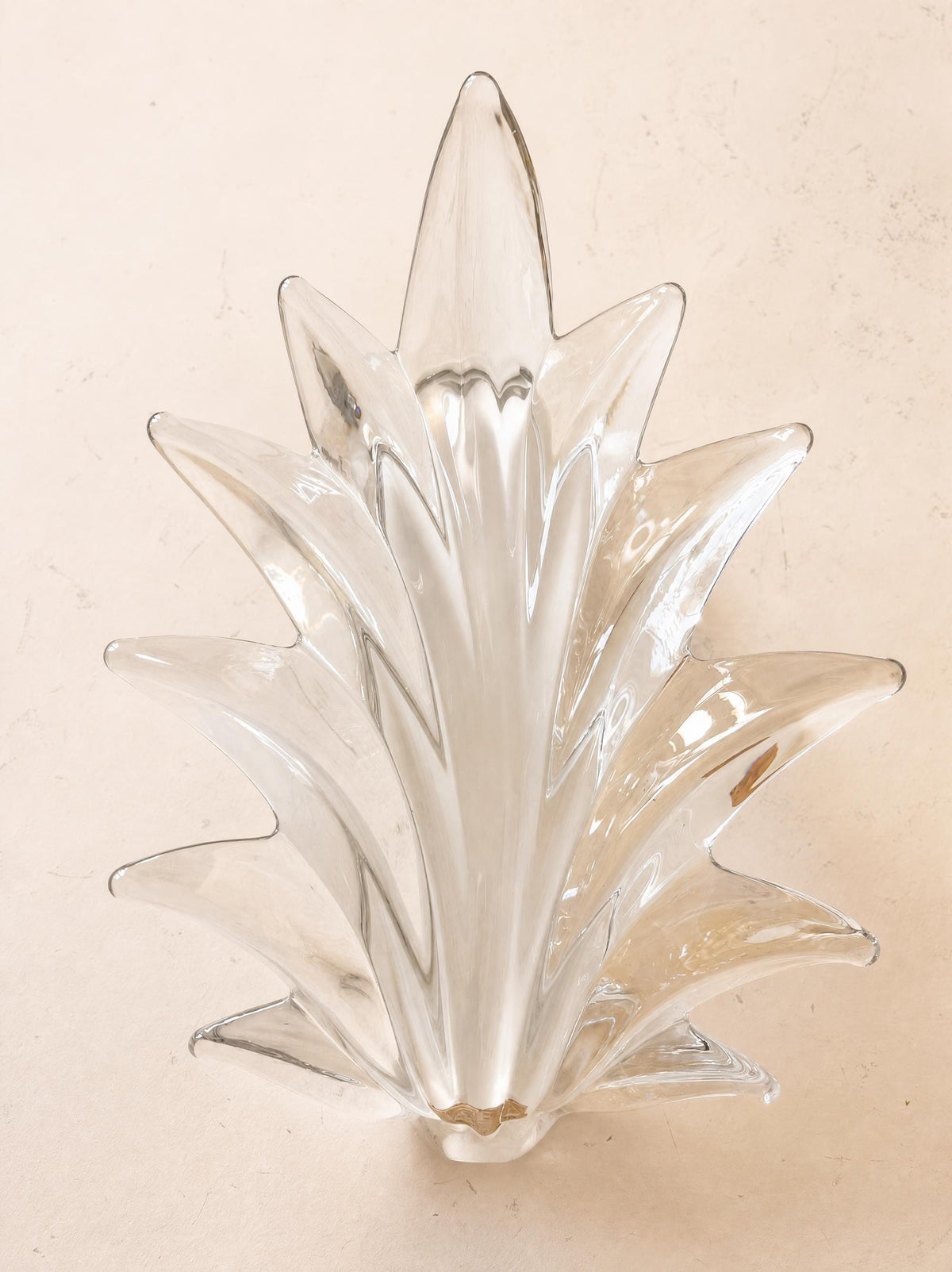 Large 1920s Art Deco Glass 'Great Gatsby' Wall Sconce by Art Vannes, France — photo 7