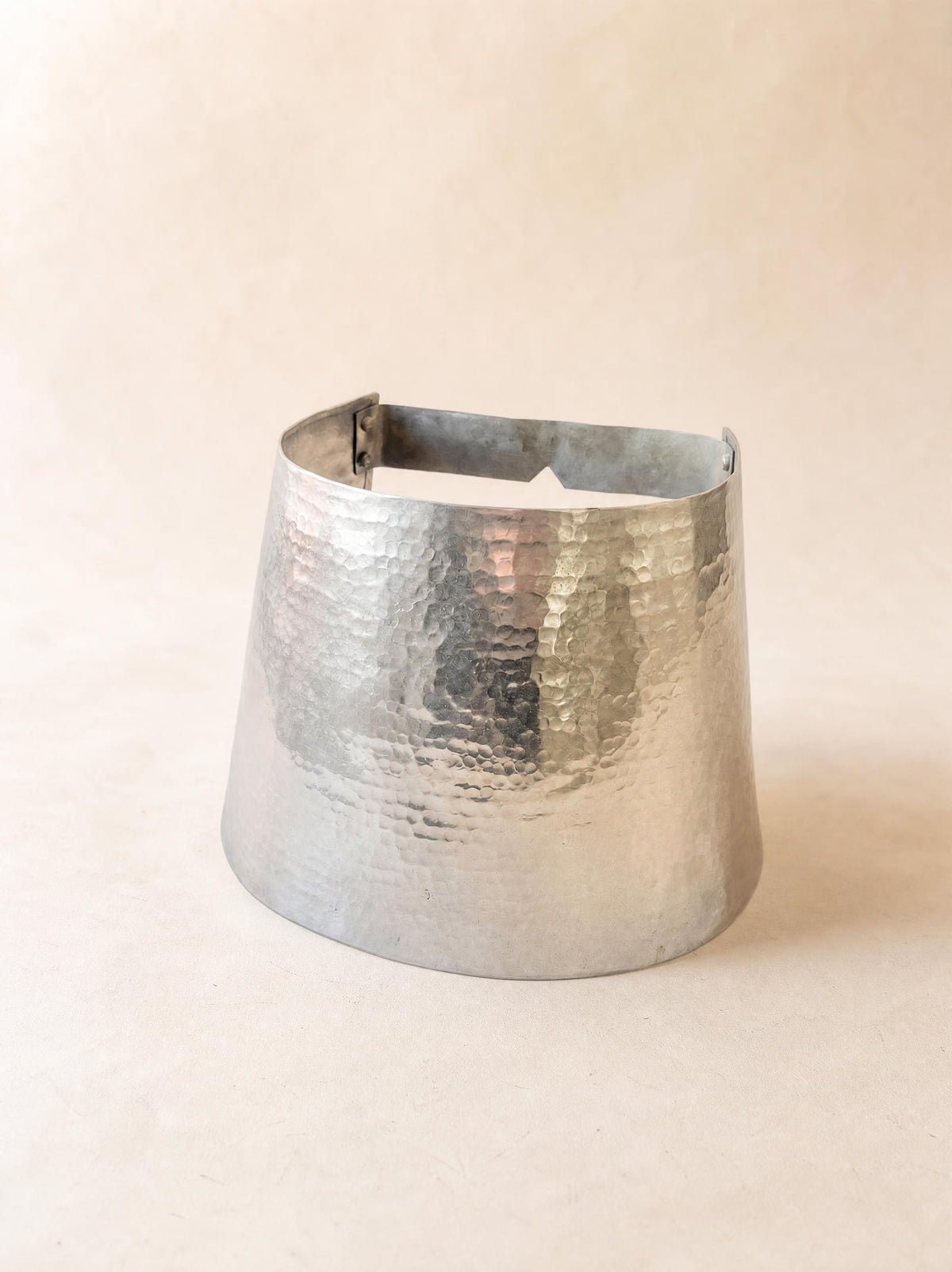 Vintage Hammered Metal Wall Light Shade, Sconce Cover or Lamp Shade — photo 8