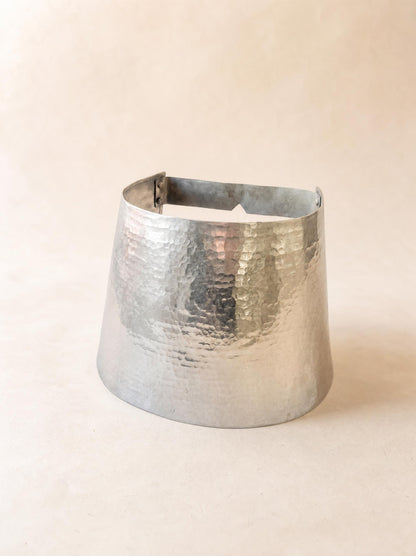 Vintage Hammered Metal Wall Light Shade, Sconce Cover or Lamp Shade — photo 8