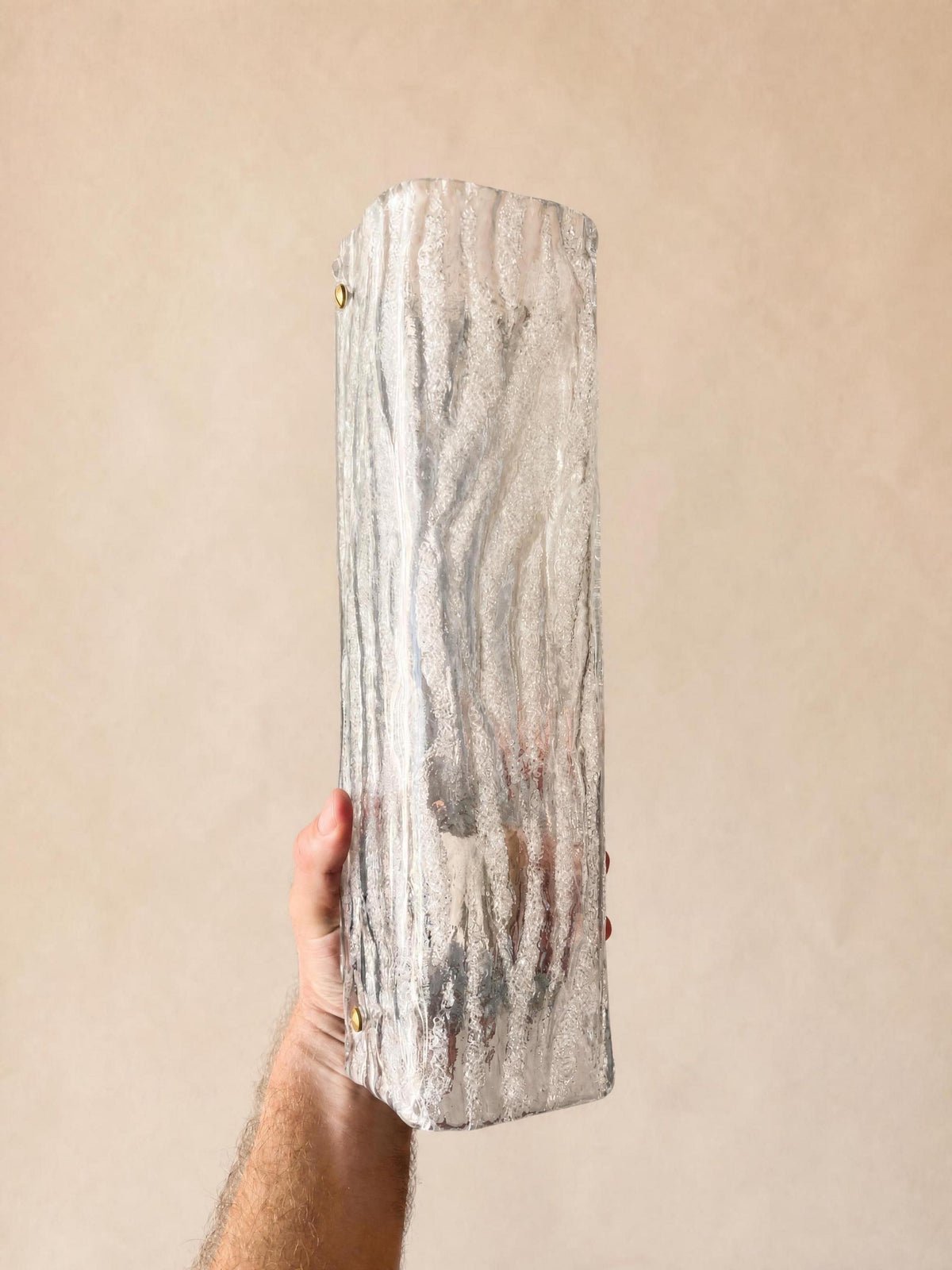 Italian 70s Murano Glass Wall Sconces | Pair of Sculptural Wall Lights — photo 6