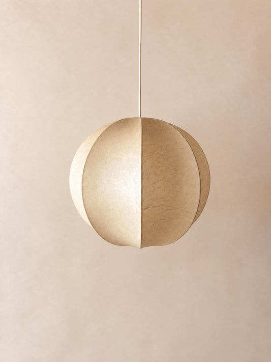 Italian 70s Sculptural Cocoon Pendant Light | Organic Modern Ceiling Lamp — photo 1
