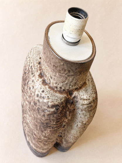 Large Vintage 60s Kaiser Leuchten Fat Lava Table Lamp, West German Ceramic — photo 9