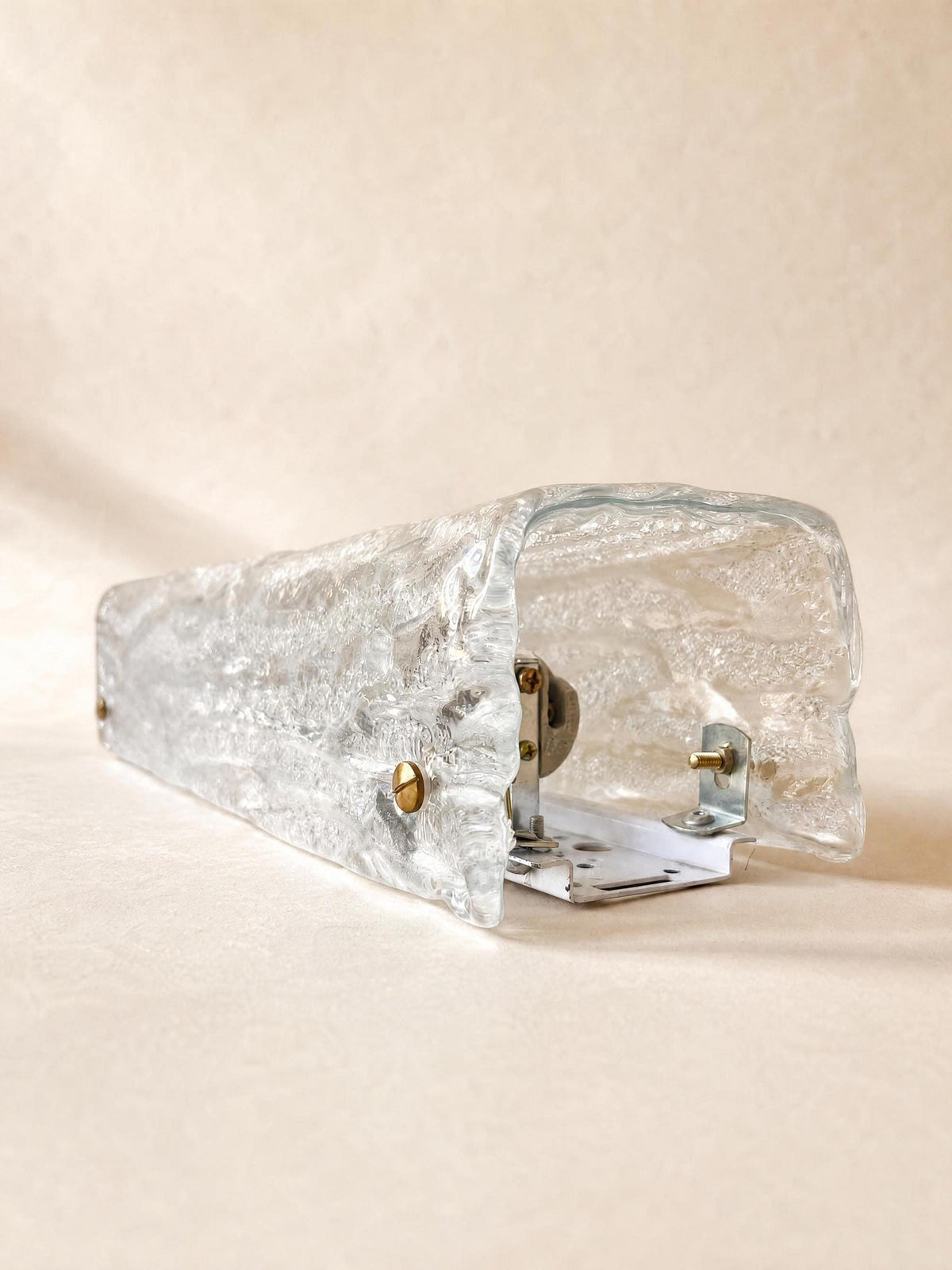 Italian 70s Murano Glass Wall Sconces | Pair of Sculptural Wall Lights — photo 8